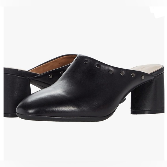 AEROSOLES Shoes - Aerosoles Makayla Studded Black Leather Mules